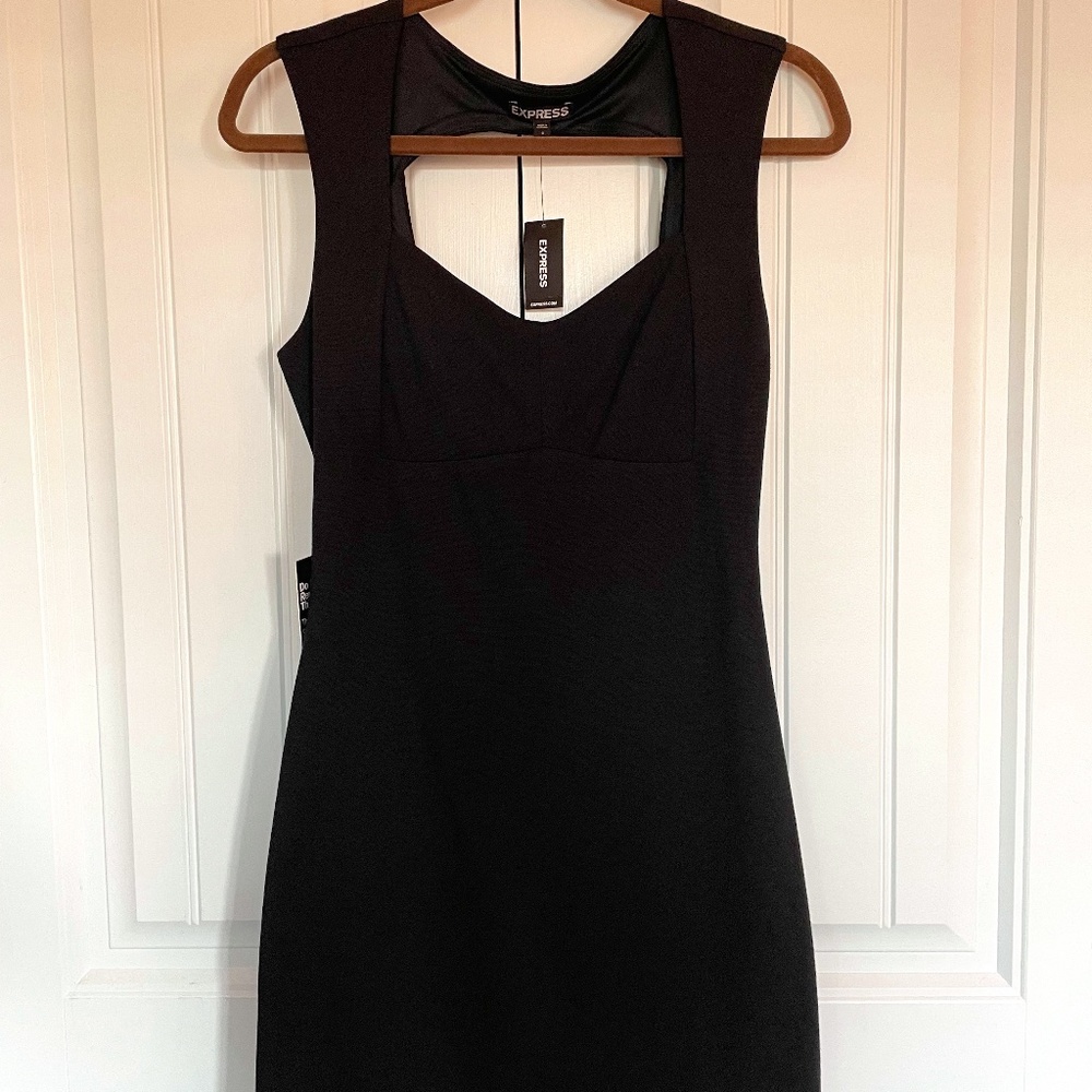 Express Cut-Out Black Dress Size 6